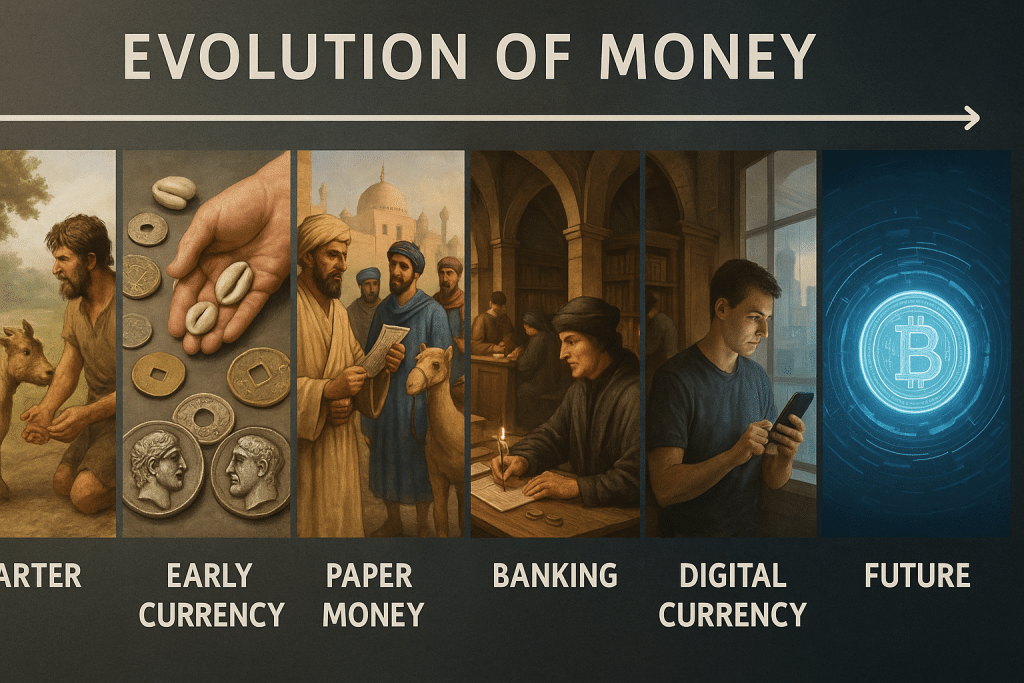 History of Money: From Barter to Blockchain