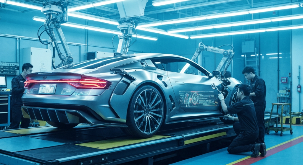 High-Tech Car Repair Costs Insurance US is driving up auto insurance premiums and repair times for US drivers.)